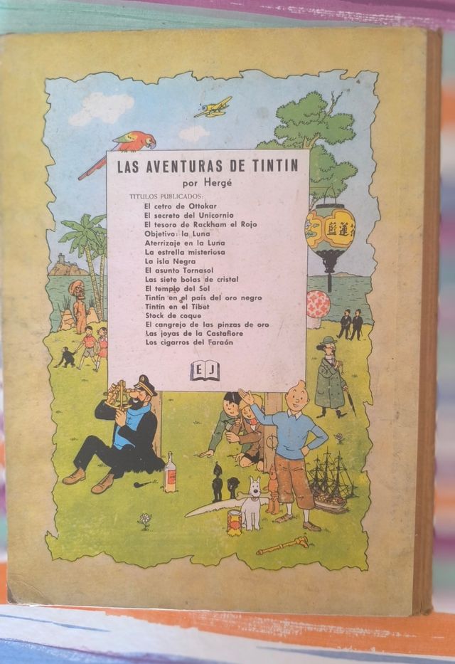 Primera edición Tintin los cigarros del faraon