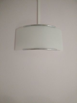 Lámpara pared moderna - blanca plata