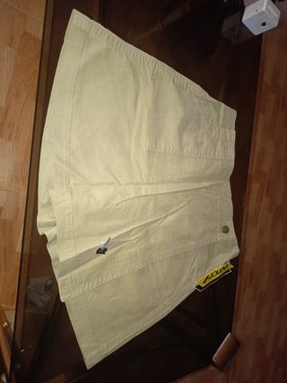 Falda pantalón camel talla S
