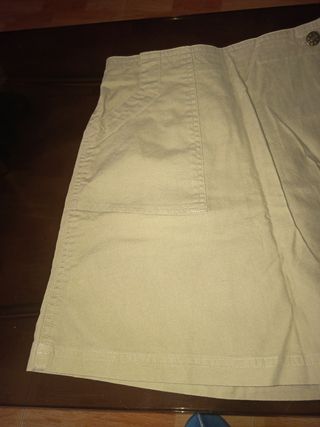 Falda pantalón camel talla S