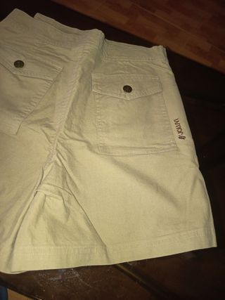 Falda pantalón camel talla S