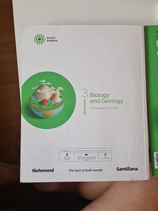 BIOLOGY & GEOLOGY MADRID 3 ESO WORLD MAKERS