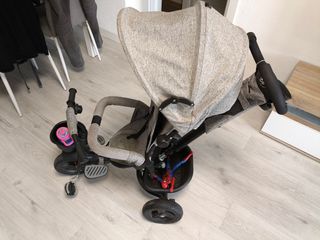 Triciclo bebé gris - Plegable