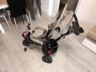 Triciclo bebé gris - Plegable