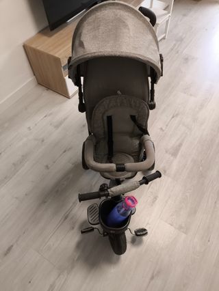 Triciclo bebé gris - Plegable