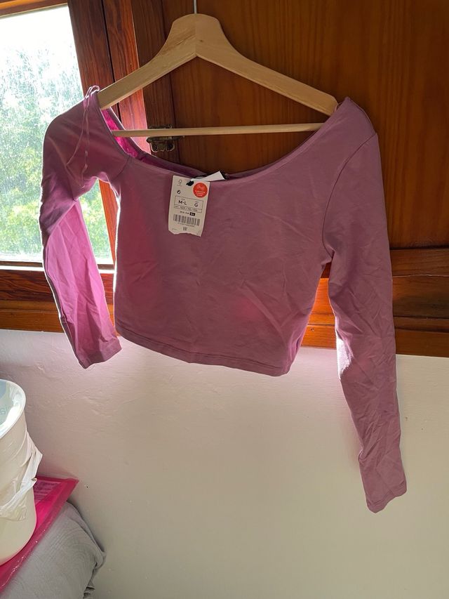 Top Desigual rosa talla M