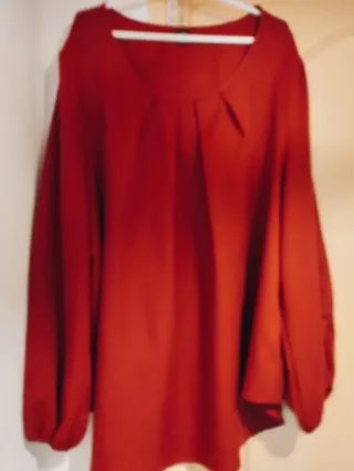Blusa roja tallas 44-52
