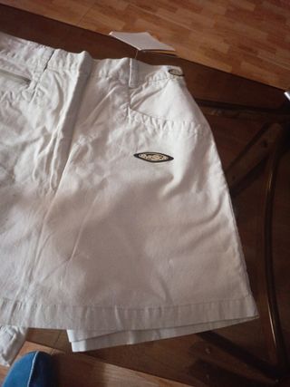 Falda pantalón beige talla S