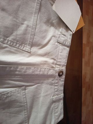 Falda pantalón beige talla S