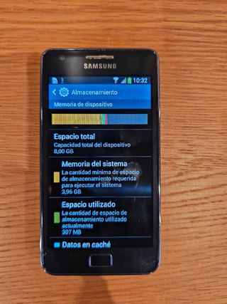 Samsung Galaxy S2 GT-I9105P - móvil negro