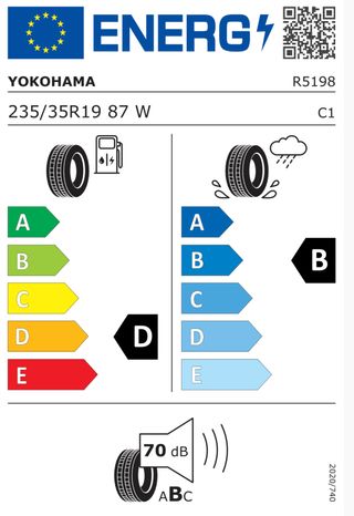 Neumáticos Yokohama Advan 235/35R19 87W