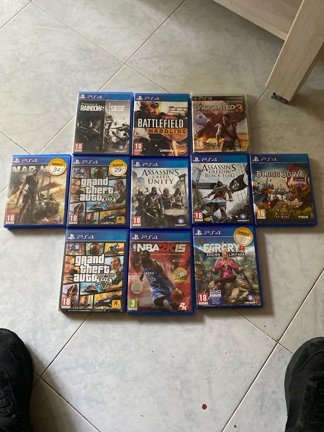 11 Juegos PS4 (PlayStation 4) Variados