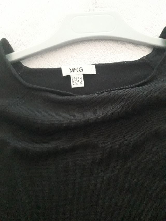 Top Mango negro - Talla M