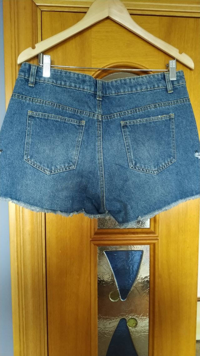 Shorts vaqueros mujer-bordados