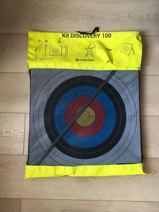 Arco deportivo: diana + 2 flechas