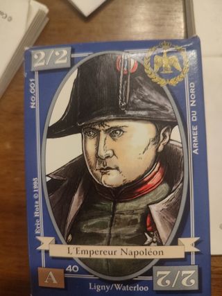 Waterloo Eagles: Gioco carte Napoleone wargame GMT