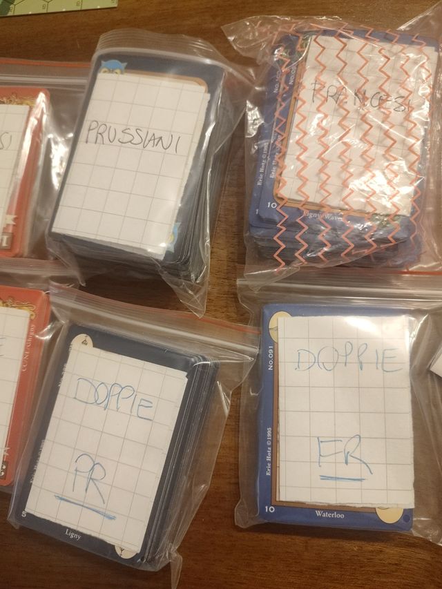 Waterloo Eagles: Gioco carte Napoleone wargame GMT