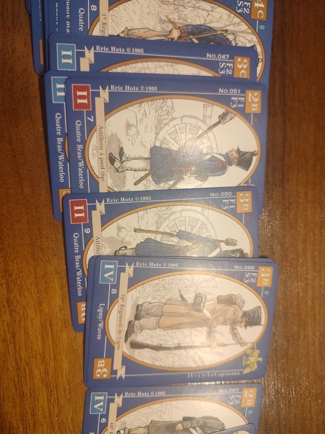 Waterloo Eagles: Gioco carte Napoleone wargame GMT