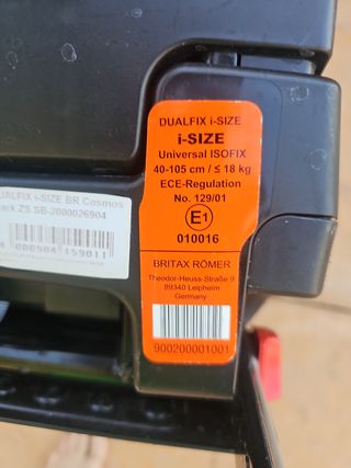 Silla coche Römer Britax