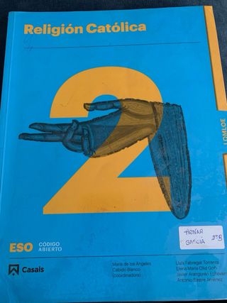 Religión Catolica 2 ESO LOMLOE