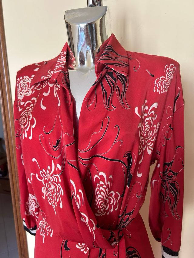 Vestito Kimono Rosso Souvenir