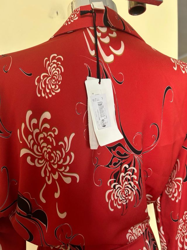 Vestito Kimono Rosso Souvenir