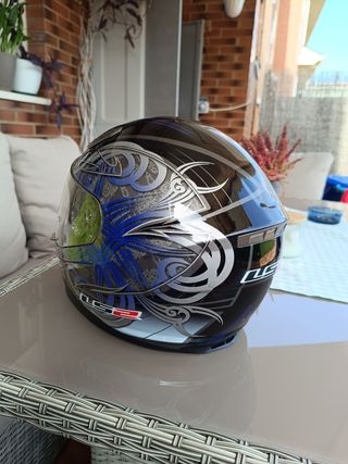 Casco moto LS2 negro