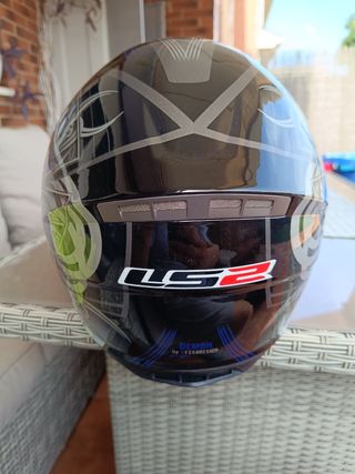 Casco moto LS2 negro