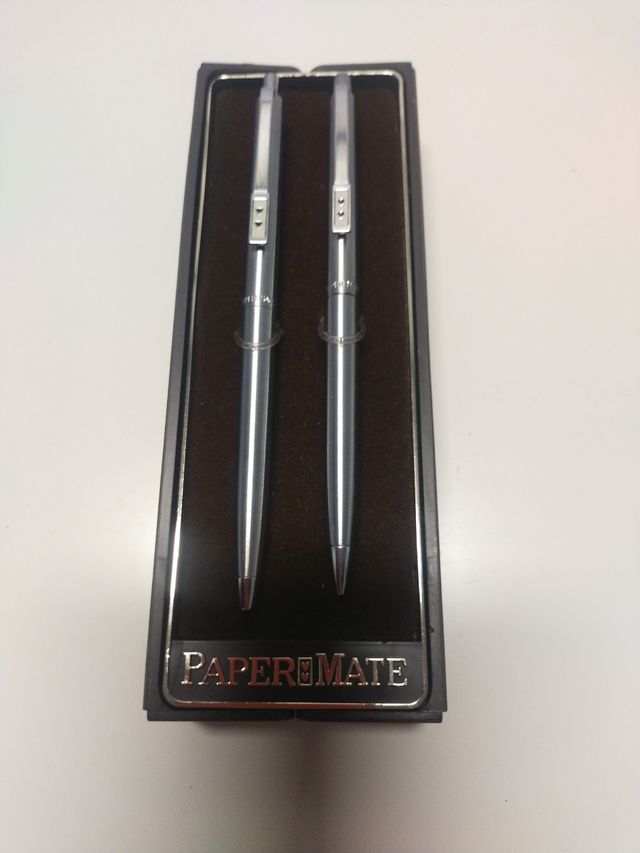 Conjunto Bolígrafo y portaminas "Paper Mate 1970"