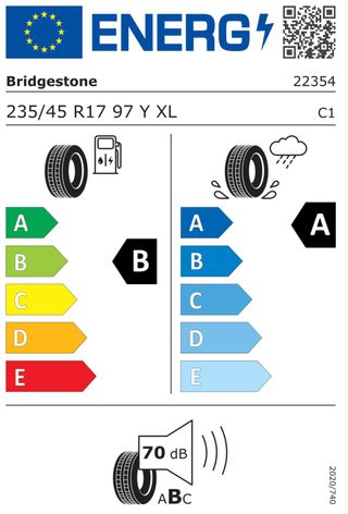 Neumáticos Bridgestone Turanza 235/45 R17 97Y XL