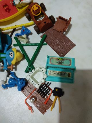 Pitufos: piezas maqueta vintage