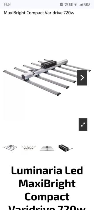 Focos led , cultivo indoor 720w LED