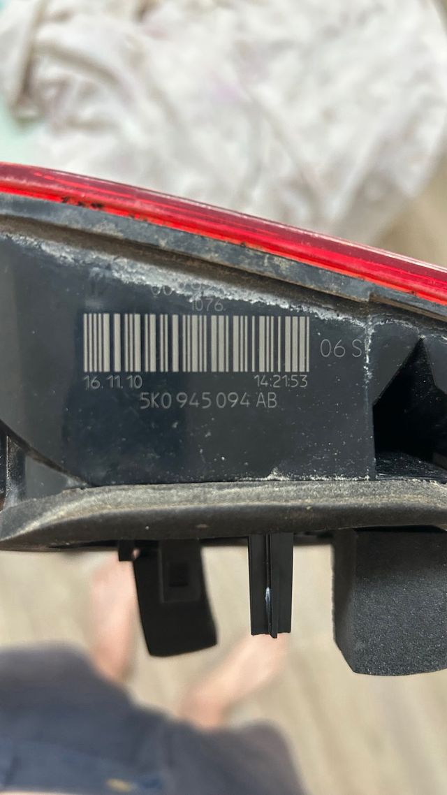 Piloto trasero VW Golf VI (Maletero)