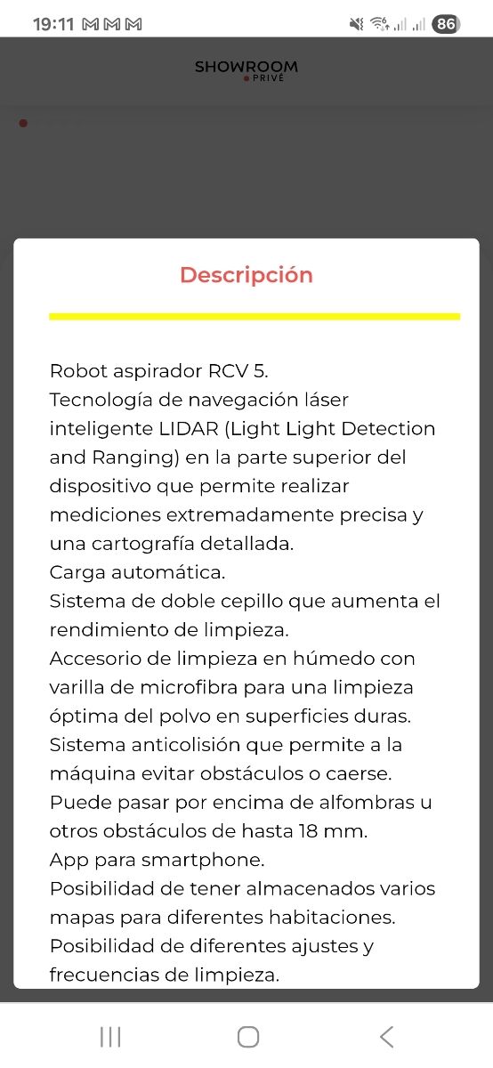 Robot aspiradora Karcher RCV5