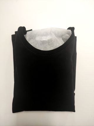 Crop top negro - volantes