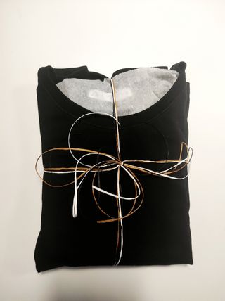 Crop top negro - volantes