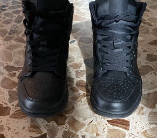 Nike Air Jordan 1 Mid - Negras