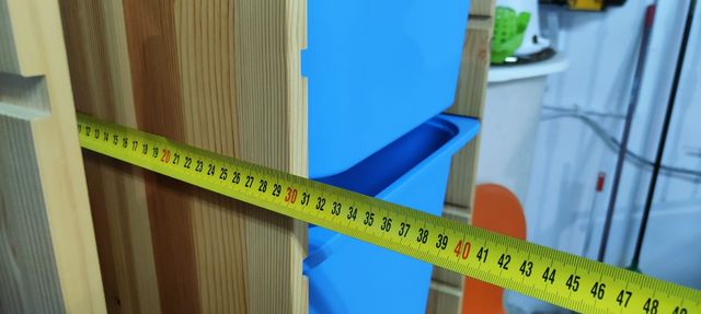 Estantería IKEA cubos azules