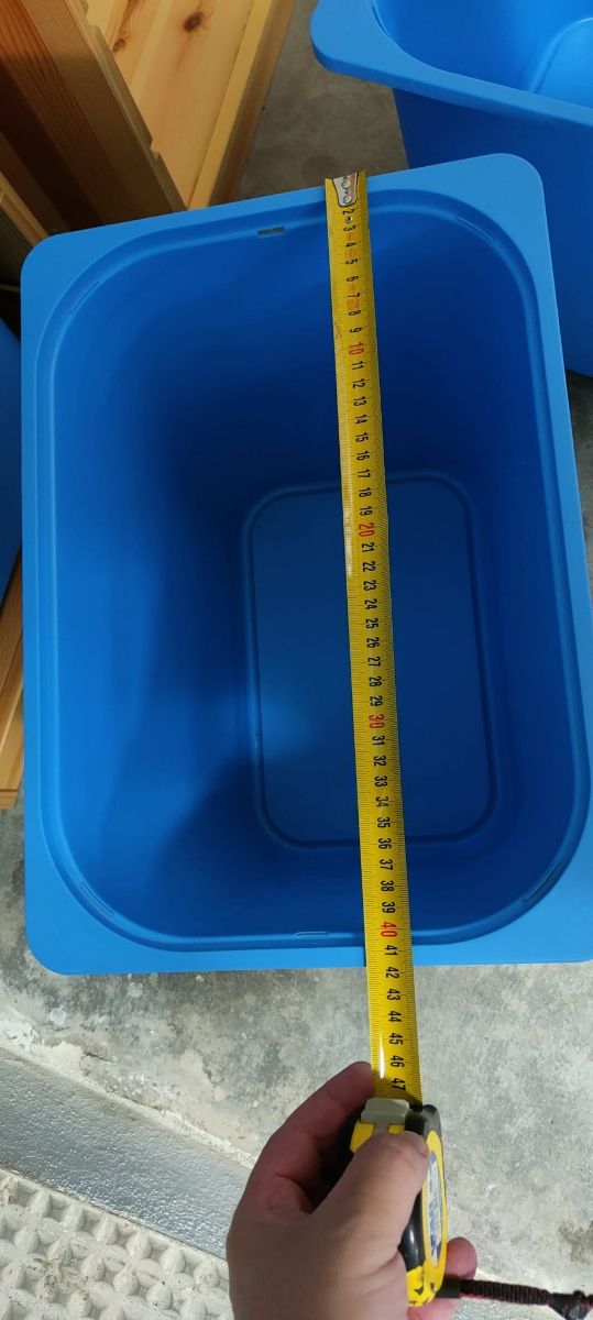 Estantería IKEA cubos azules