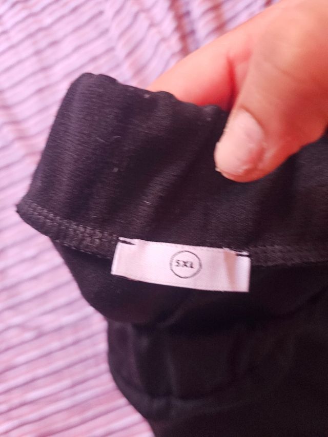 Pantalones negros talla XL