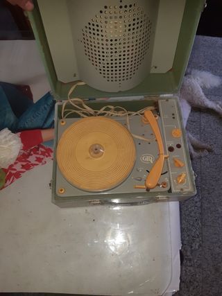 Tocadiscos Portátil años 50