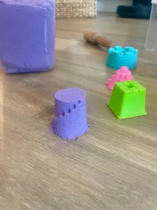 Arena mágica infantil: moldes castillos