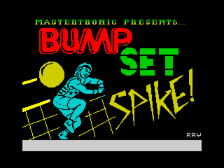 ZX Spectrum. Bump Set Spike! MUY BUEN ESTADO!