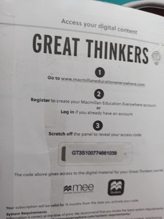 GREAT THINKERS B1 Student's and Digital Student's