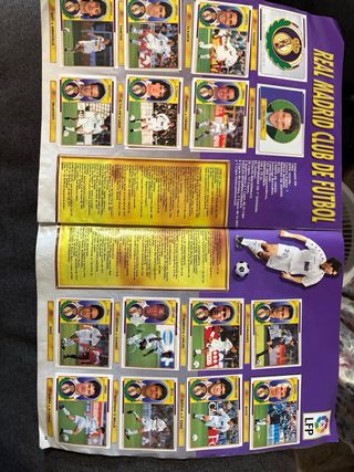 Álbum cromos Liga 96-97