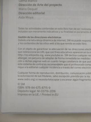 Lengua castellana y literatura 2° Bachillerato