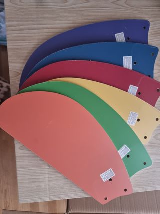 Ventilador techo multicolor 100cm.