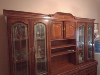 Mueble salón madera-cristal
Vintage 
