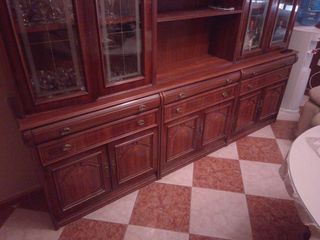 Mueble salón madera-cristal
Vintage 