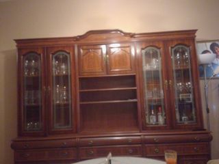 Mueble salón madera-cristal
Vintage 